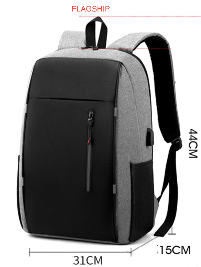 Laptop backpack case up to 15.6" USB charging port Anti Theft