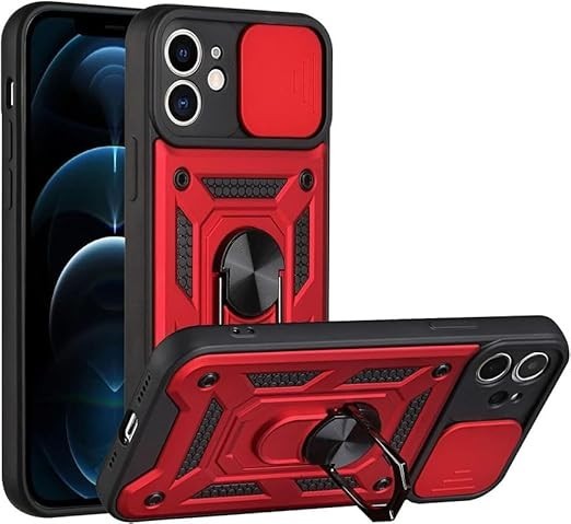 Shockproof Ring Stand Armor Case For iPhone