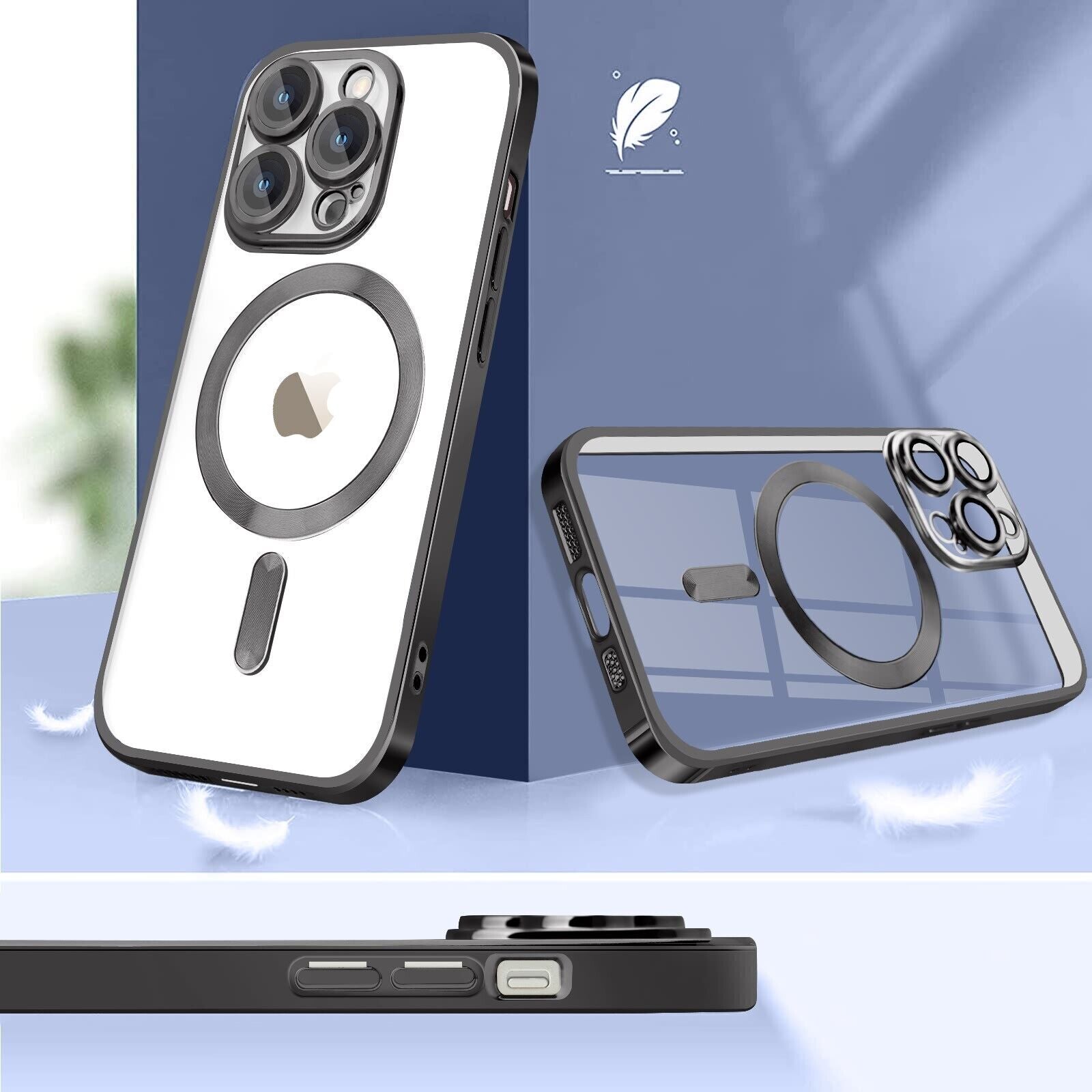 Case For iPhone 16 Pro Max 14 13 12 15 17 Pro 17E 16 Shockproof Magsafe Magnetic