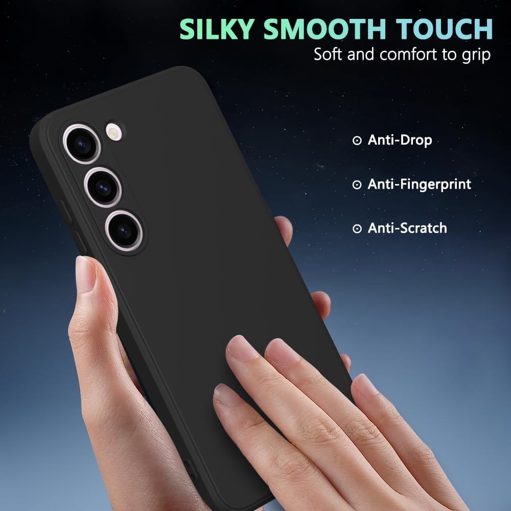 Case For Samsung Galaxy S25 S24 S23 S22 Ultra Plus FE Liquid Matte Phone Cover