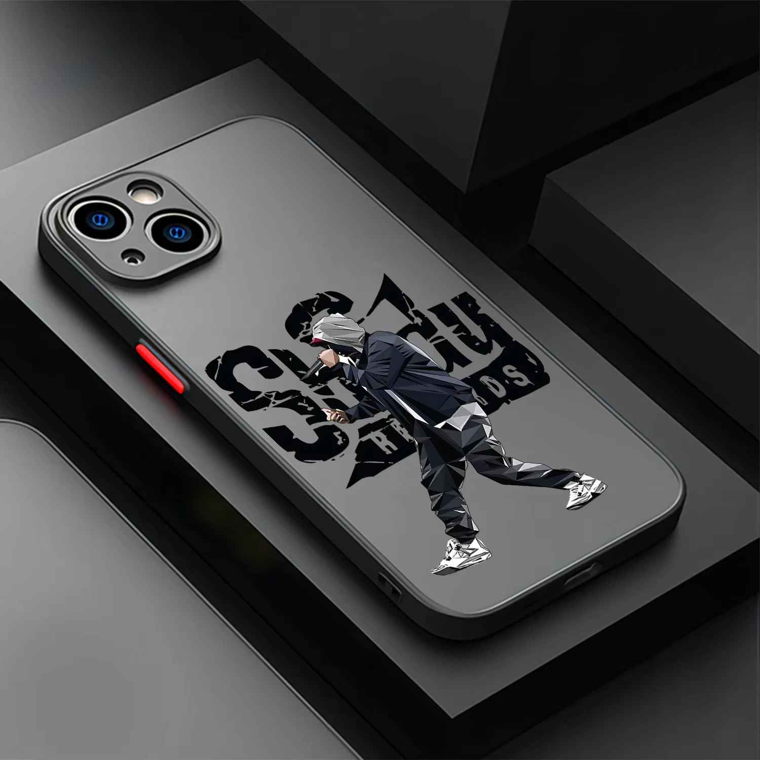 Rap Music Inspired Matte Phone Case For iPhone 7 to 16 Pro Max Cover UK Delivery