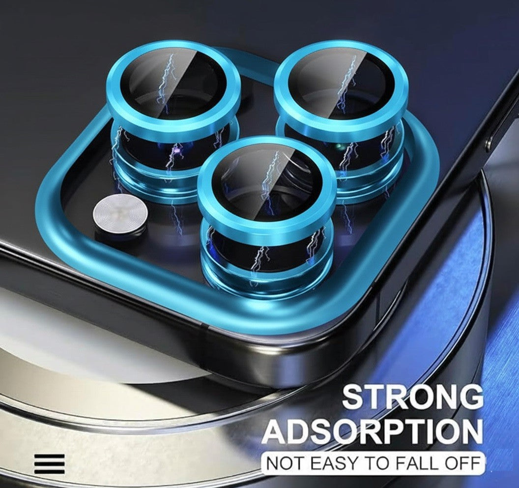 Camera LensGlass Protector Metal Ring for iPhone 17 Pro 14Pro 15Pro 16Pro 17E 13