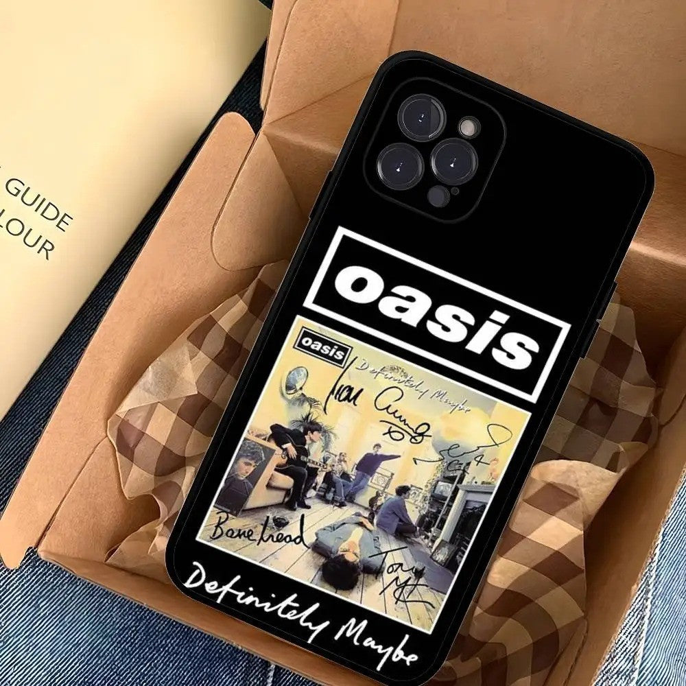 Rock Band Oasis Phone Case iPhone 17 16 15 14 13 12 Air/Max/Pro/Pro Max/Plus