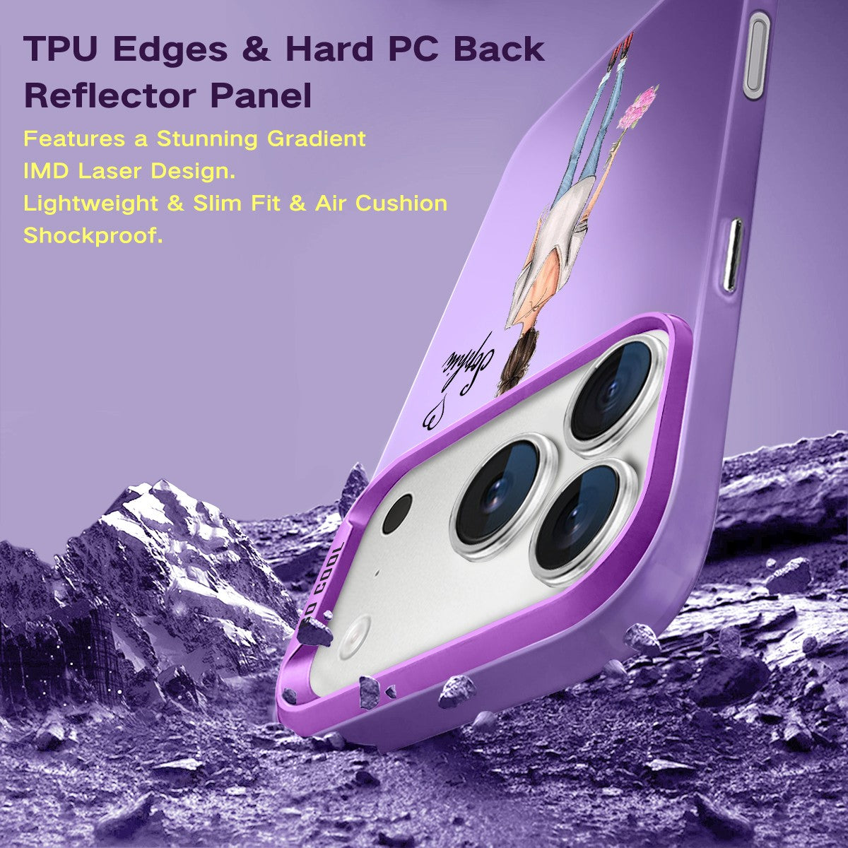 IPhone Case For iPhone 16 Pro 14 15 Pro Max 17e Customized Fashion Girls Cover