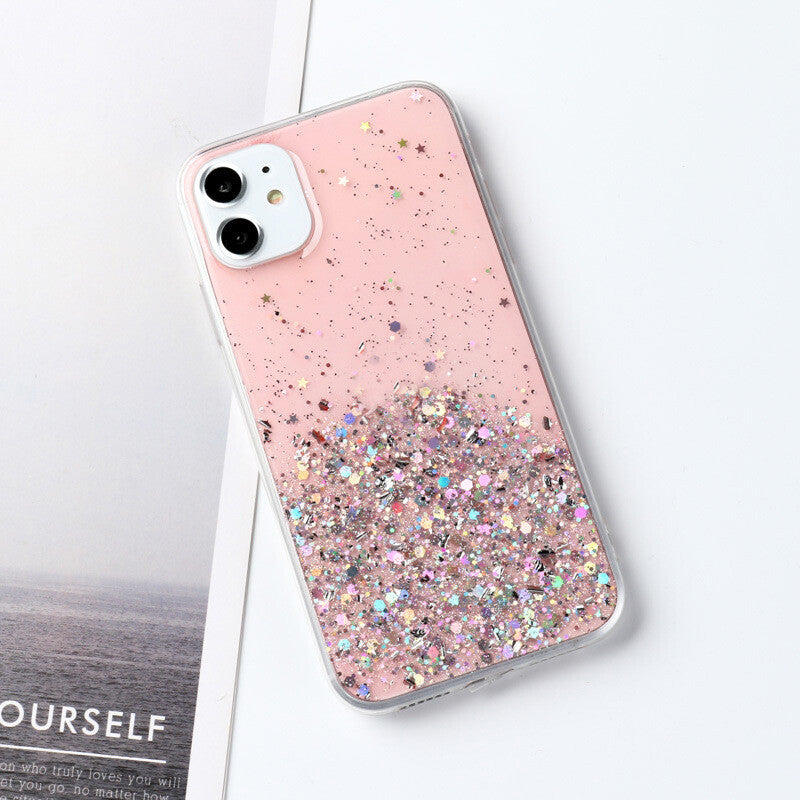 Glitter Case for iPhone 16 15 14 Pro Max 13 12 11 Plus 7 8 SE XR XS