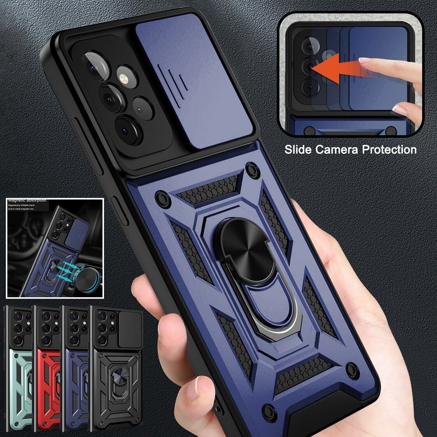 ShockProof Magnetic Phone Case For Samsung S26 S25 S24 S23 S22 S21 Ultra Plus FE