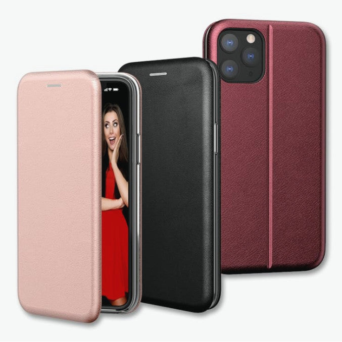 Leather Flip Card Wallet Case For iPhone 17 Pro Max 16Pro 17E 15Plus 14 13 SE XS