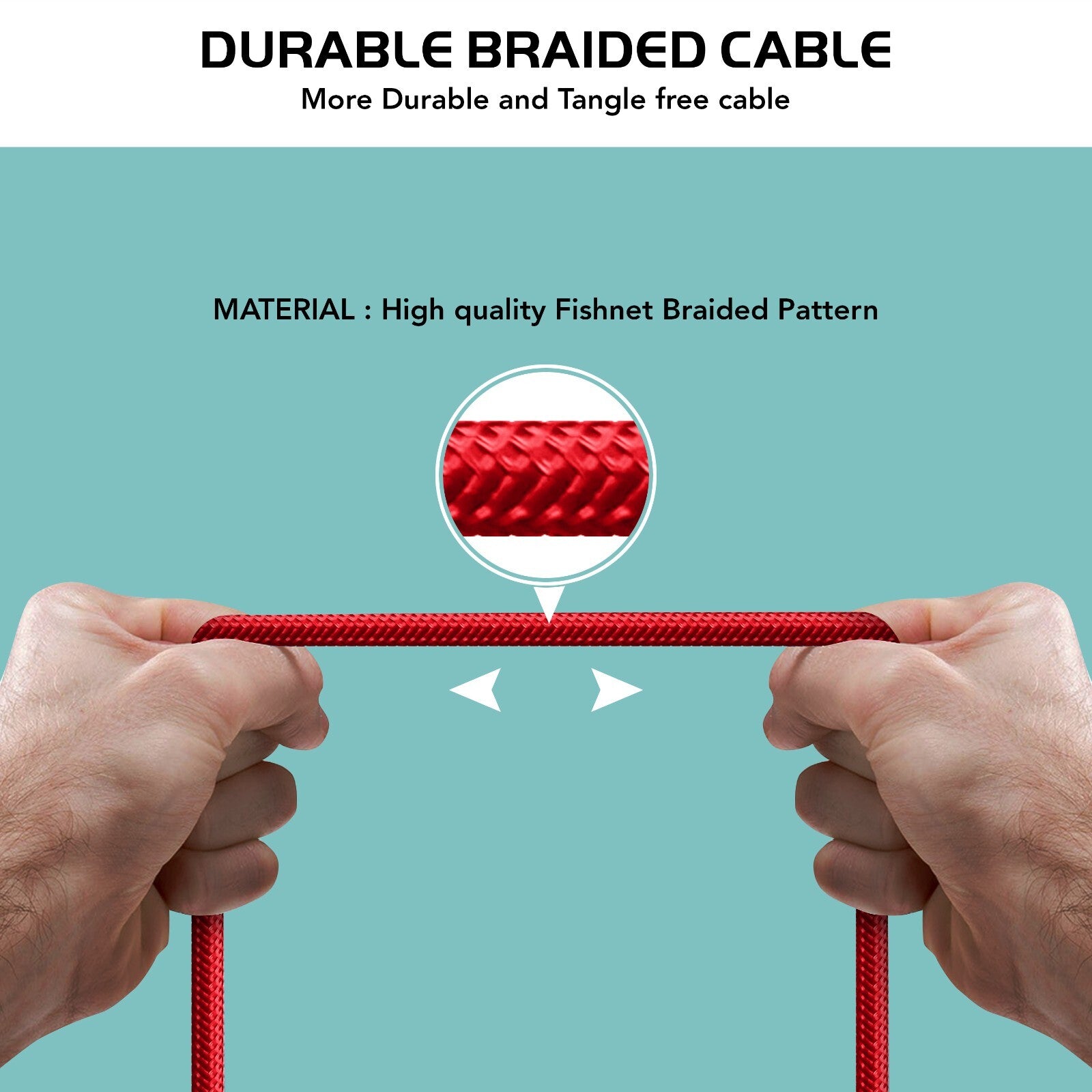 Heavy Duty Braided Long USB Fast Charger Cable For iPhone 14 Pro Max 13 12 11 XS