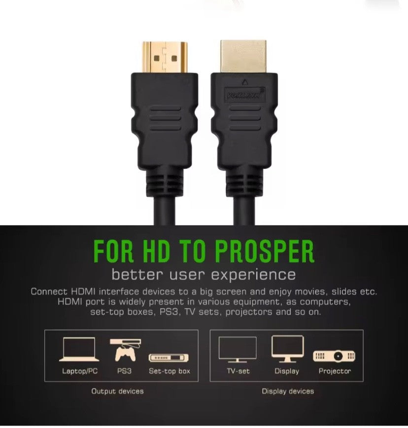 HDMI 2.0 4K Ultra HD High-Speed Cable 1m to 10m