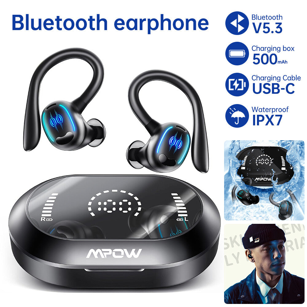 Deep Bass Wireless Earbuds Bluetooth 50Hrs Playback