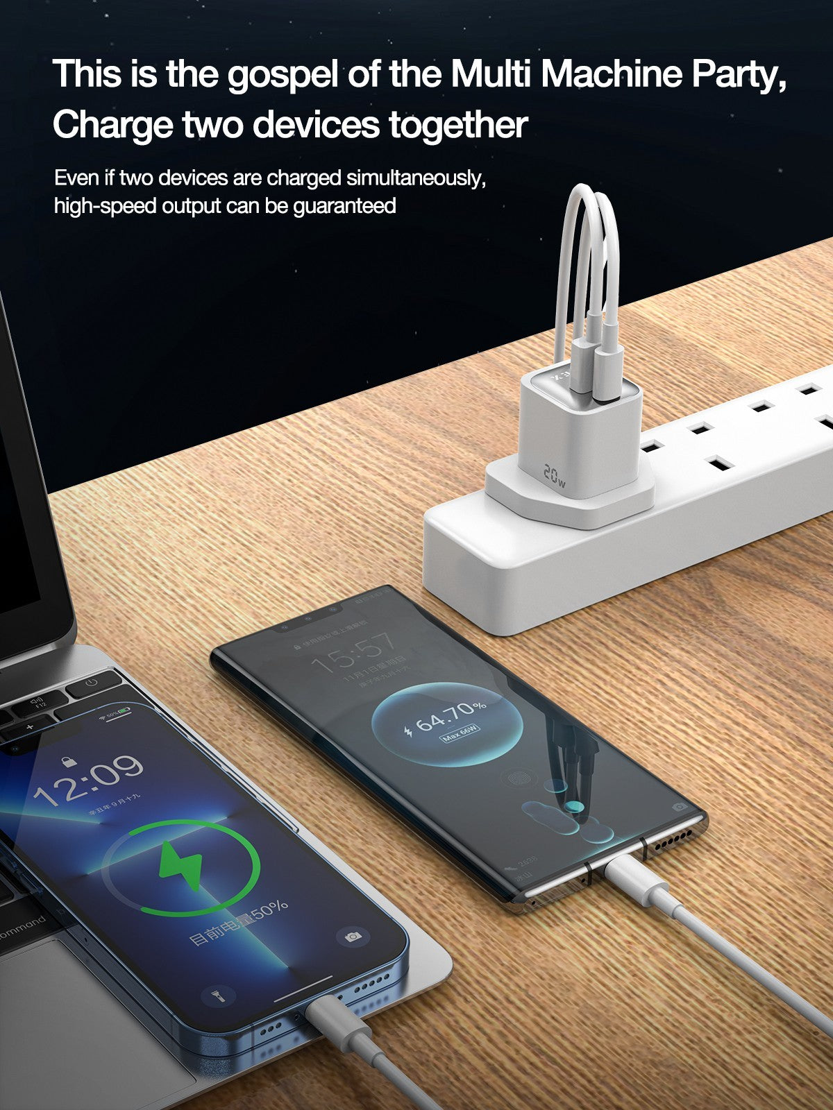 For iPhone 17 16 Pro Max Samsung Fast Charging 20W USB-C PD Plug Charger Cable