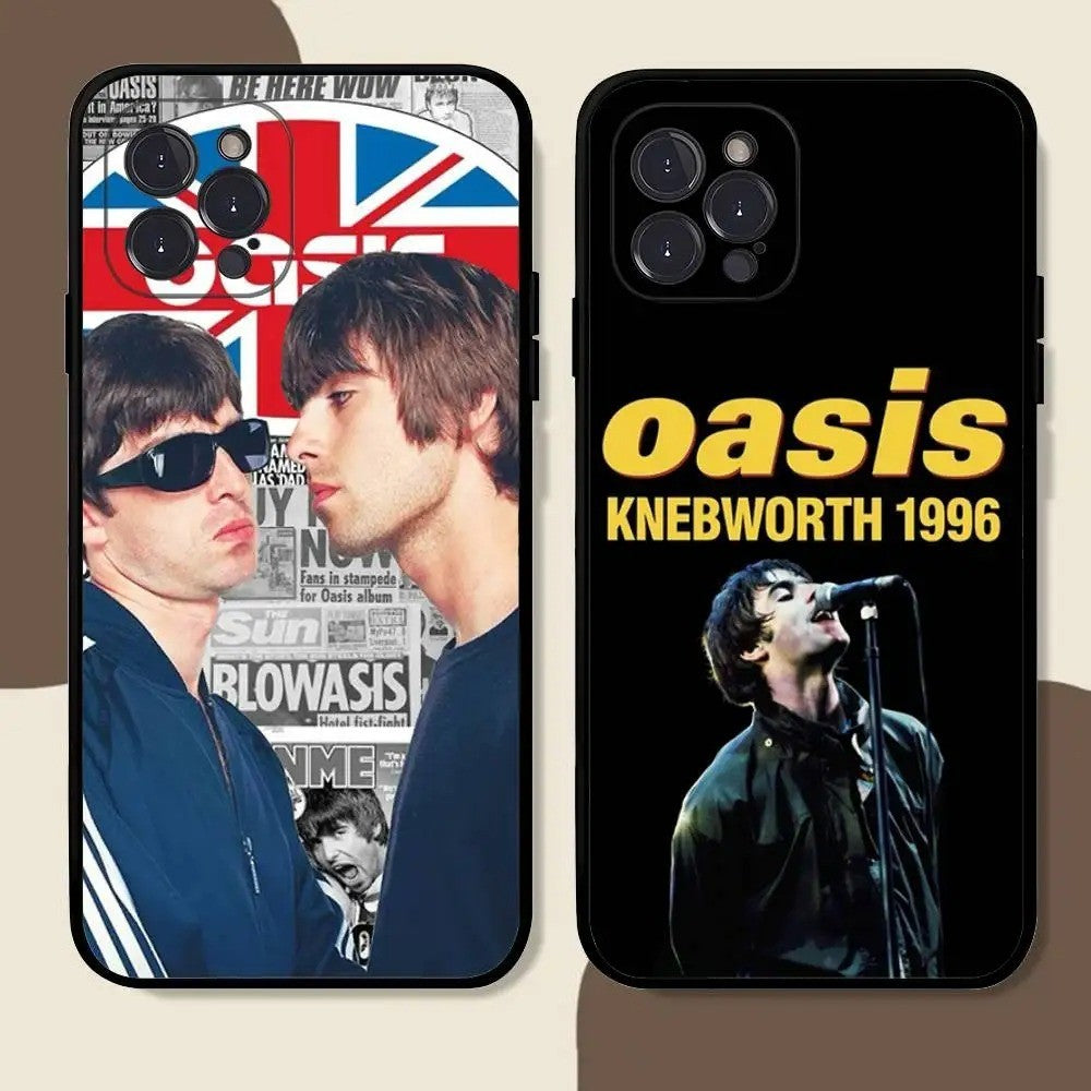 Rock Band Oasis Phone Case iPhone 17 16 15 14 13 12 Air/Max/Pro/Pro Max/Plus