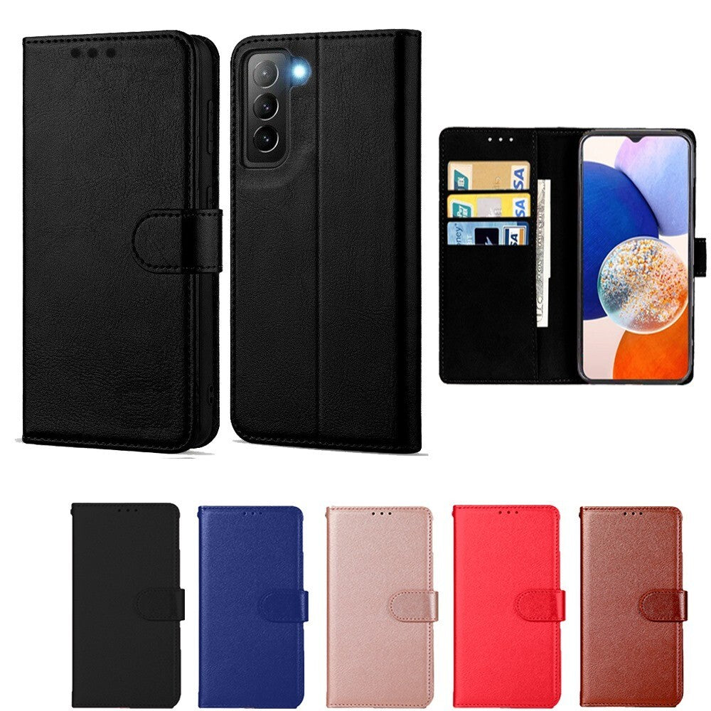 For Samsung Galaxy A24 Case Leather Wallet Book Flip Stand Cover for A24 Phone