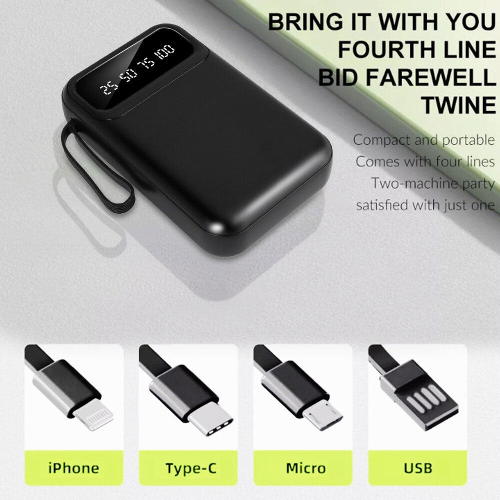 Power Bank 9000000mAh Fast charger Pack USB Battery External For Mobile Phone UK