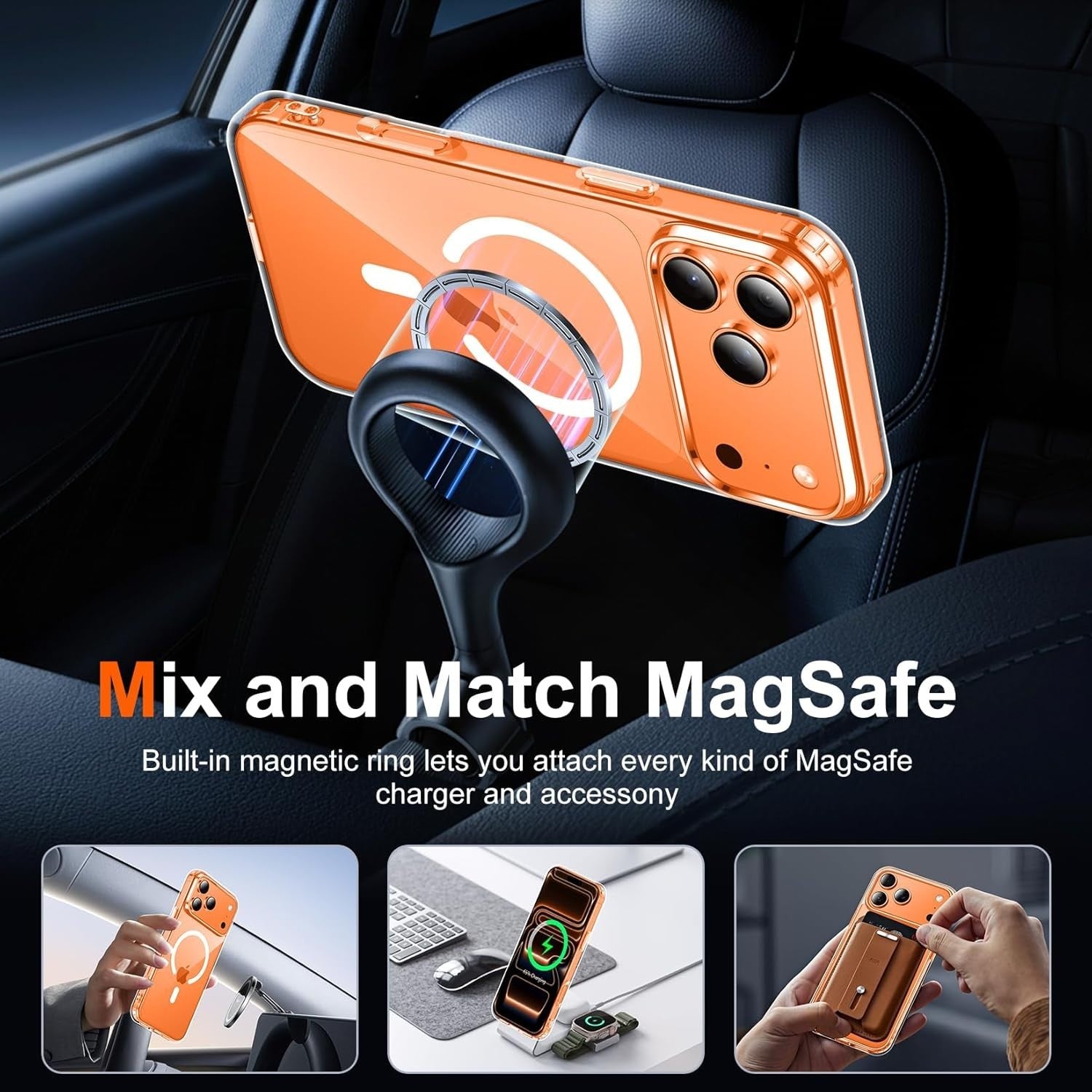 Case For iPhone 17 16 15 14 13 Pro Max Plus 11 12 Magnetic Shockproof Cover