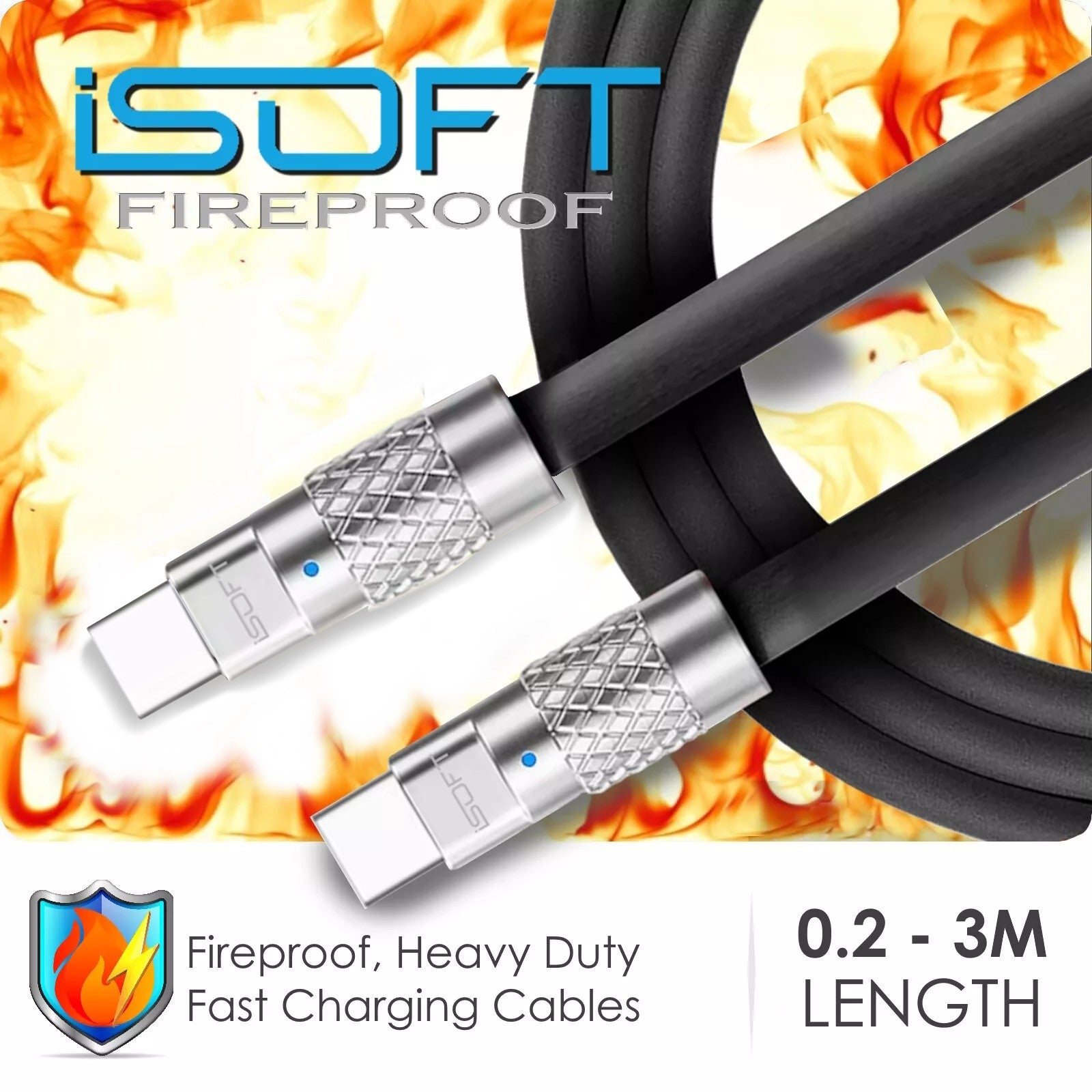 USB Play and Charge Charging Cable for PS5 PlayStation 5 Controller