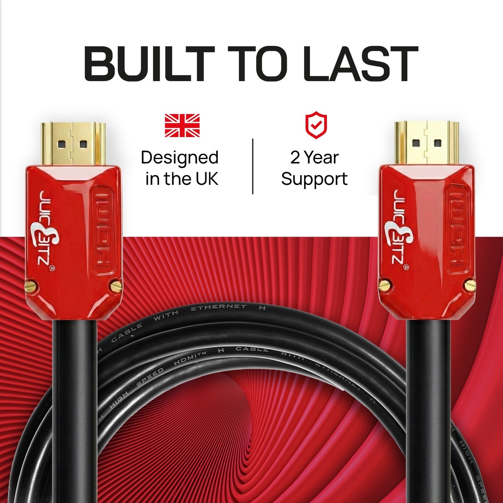 Extra Long HDMI 2.0 4K HDR Cable (5m–10m) for PS5 XBox