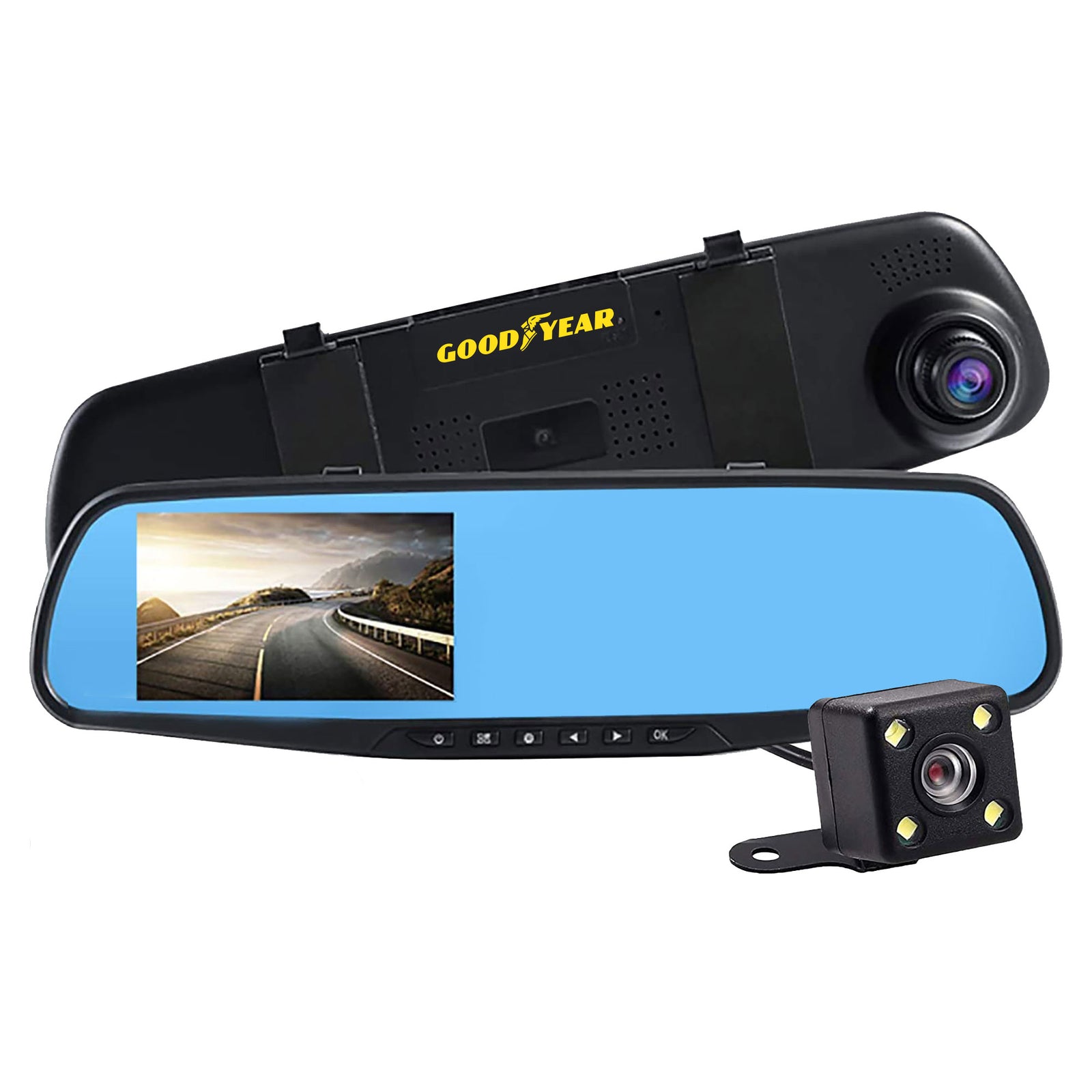 Dash Cam Car DVR Video Recorder with Front and Rear Camera