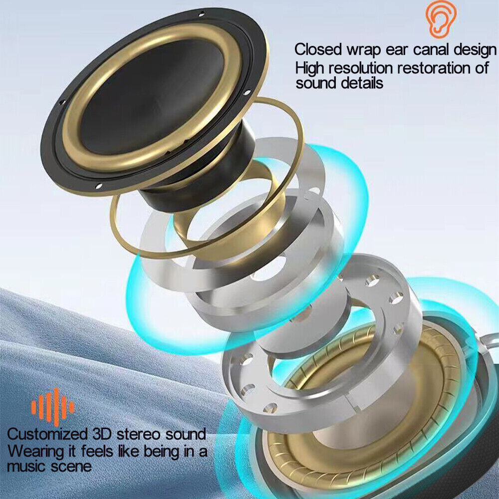 Wireless Bluetooth Headphones with Noise Cancelling 5.3 UK