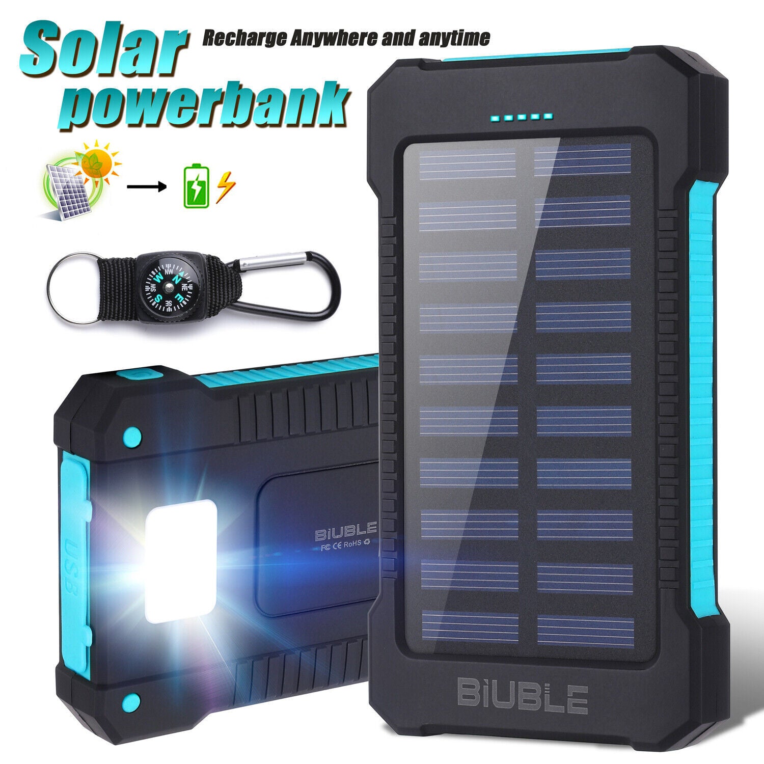9000000mAh Power Bank 4 USB LED Fast Charger Battery Pack for Mobile Phone