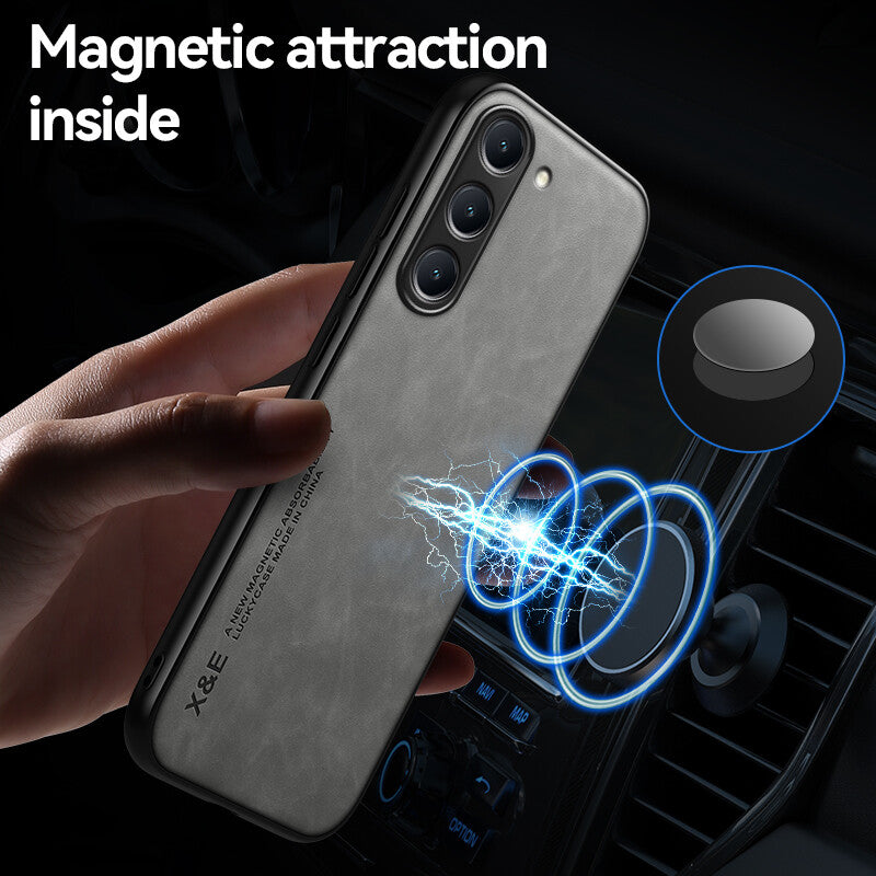 Shockproof Magnetic Leather Cover For Samsung Galaxy S Ultra Plus