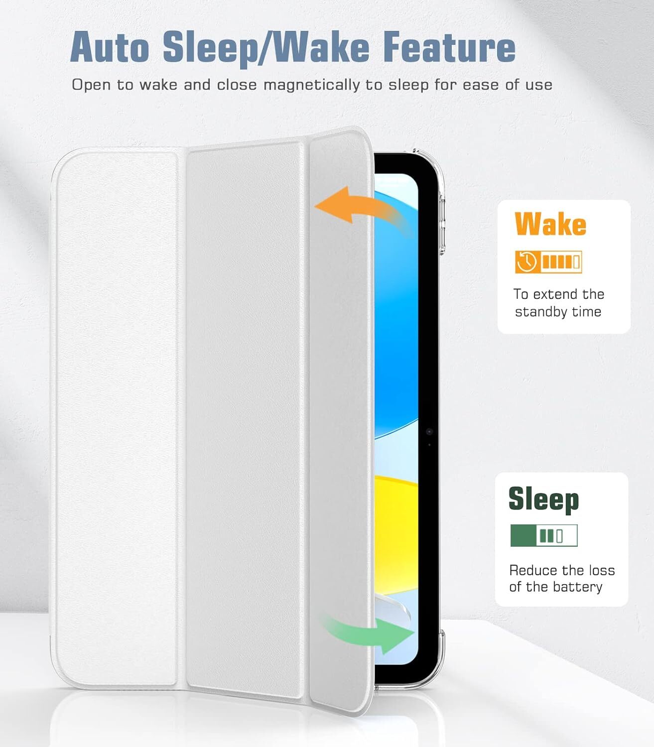Leather Magnetic Smart Case for Apple iPad