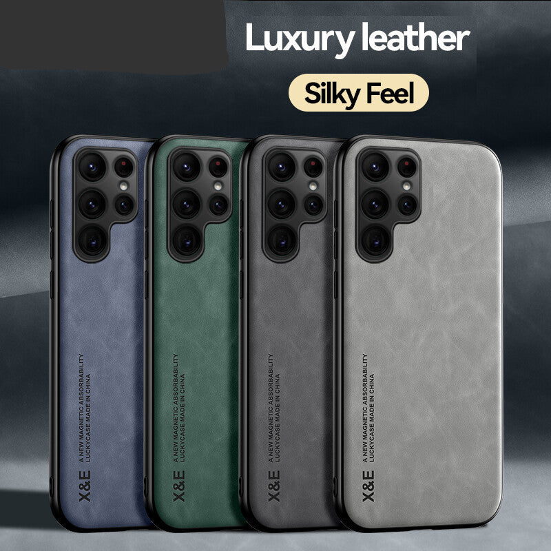 Shockproof Magnetic Leather Cover For Samsung Galaxy S Ultra Plus
