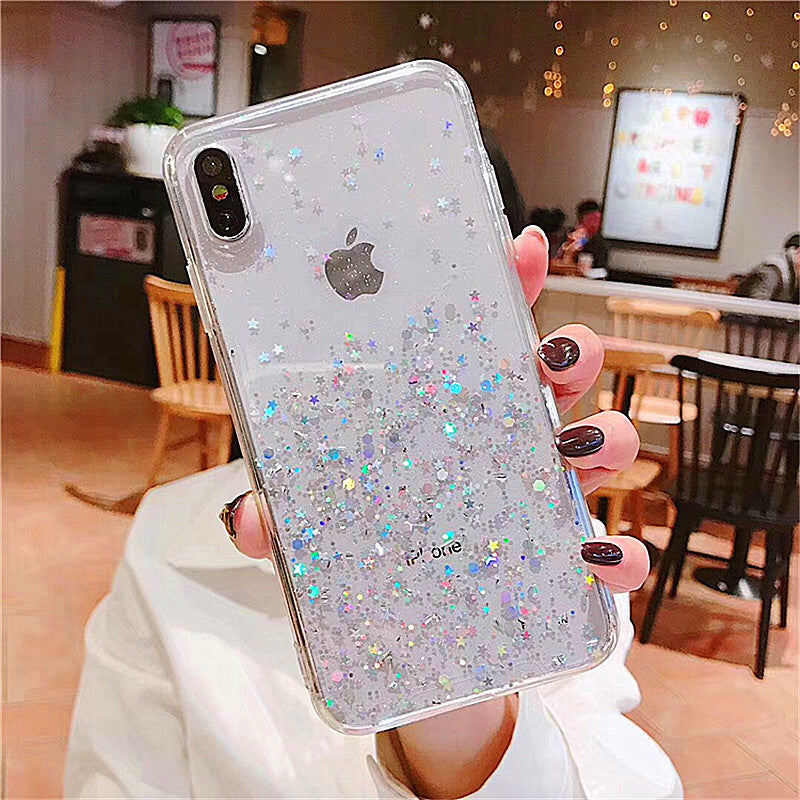 Glitter Case for iPhone 16 15 14 Pro Max 13 12 11 Plus 7 8 SE XR XS