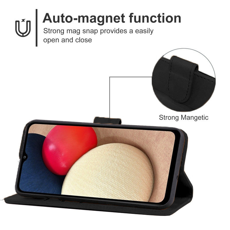 Flip Leather Phone Case for Samsung S25 Ultra S24 S23 S22 S21 + Magnetic Wallet