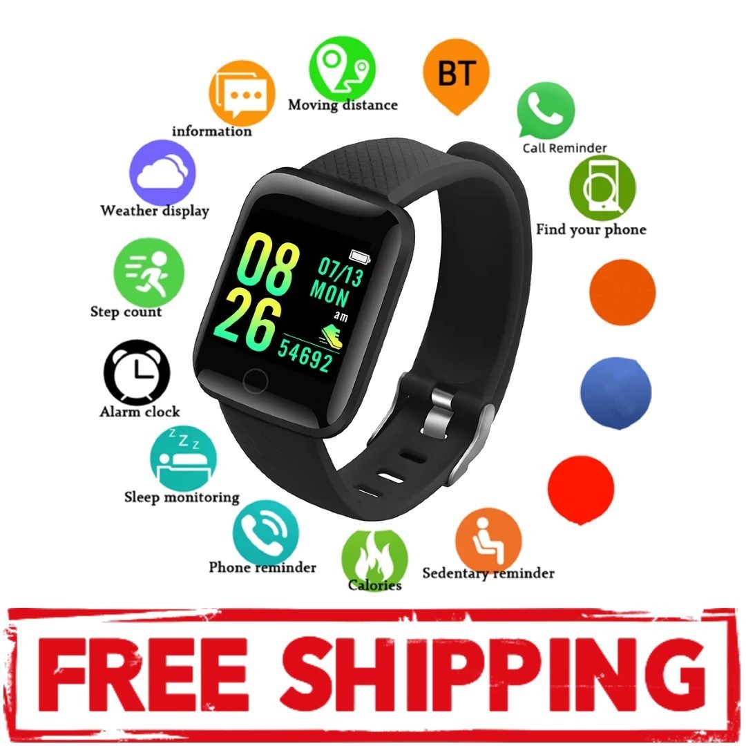 Smart Watch Men Women Fitness Tracker Blood Pressure Heart Rate Sport Watches UK