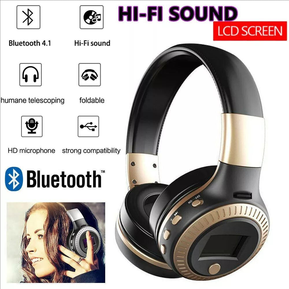 Wireless Bluetooth Headphones with Noise Cancelling