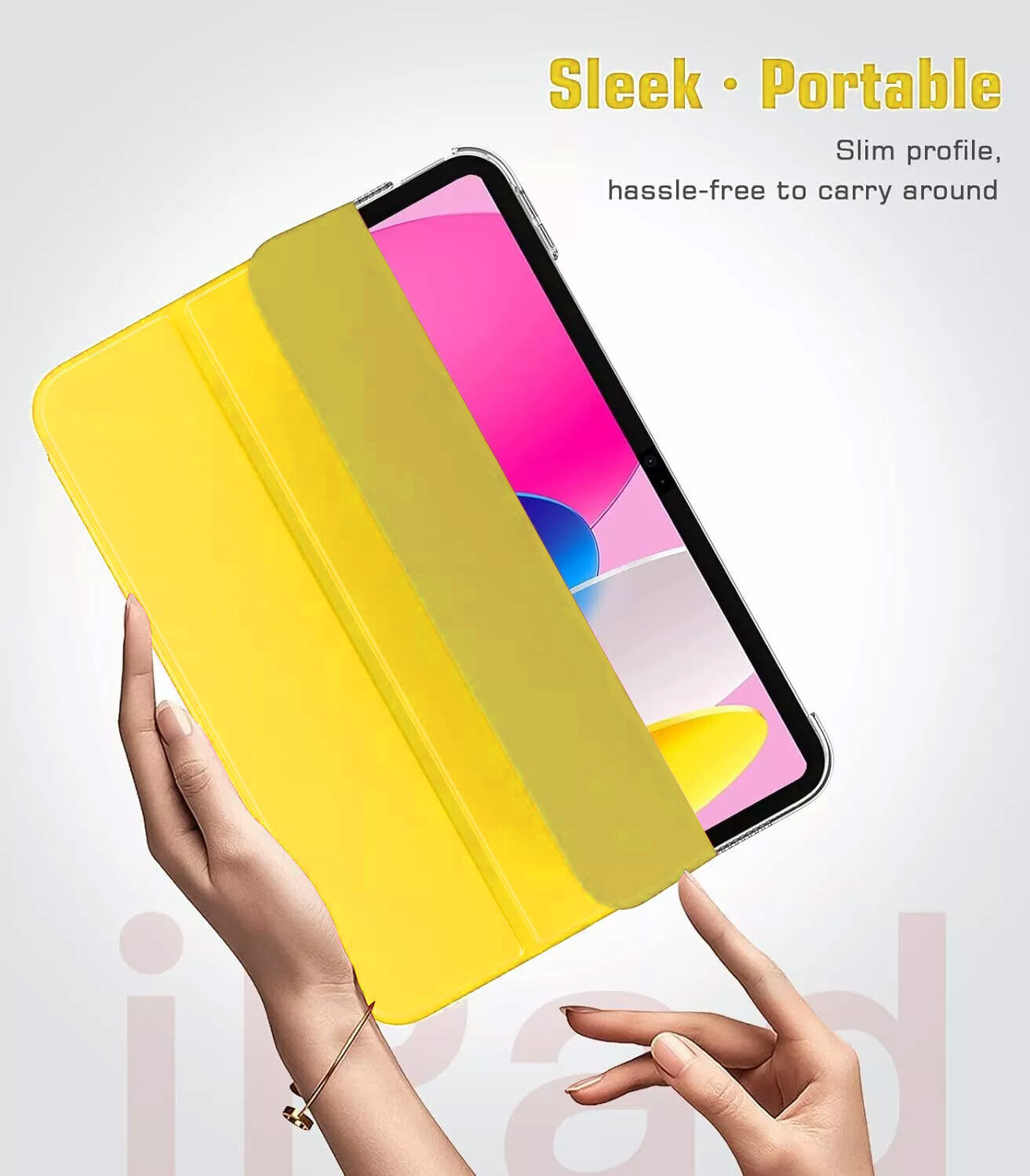 Leather Magnetic Smart Case for Apple iPad