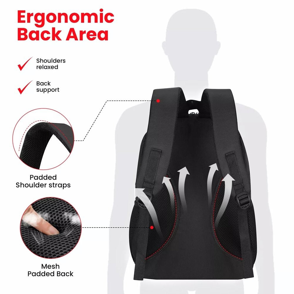 Laptop Backpack Waterproof Large Briefcase Rucksack Travel School Bag