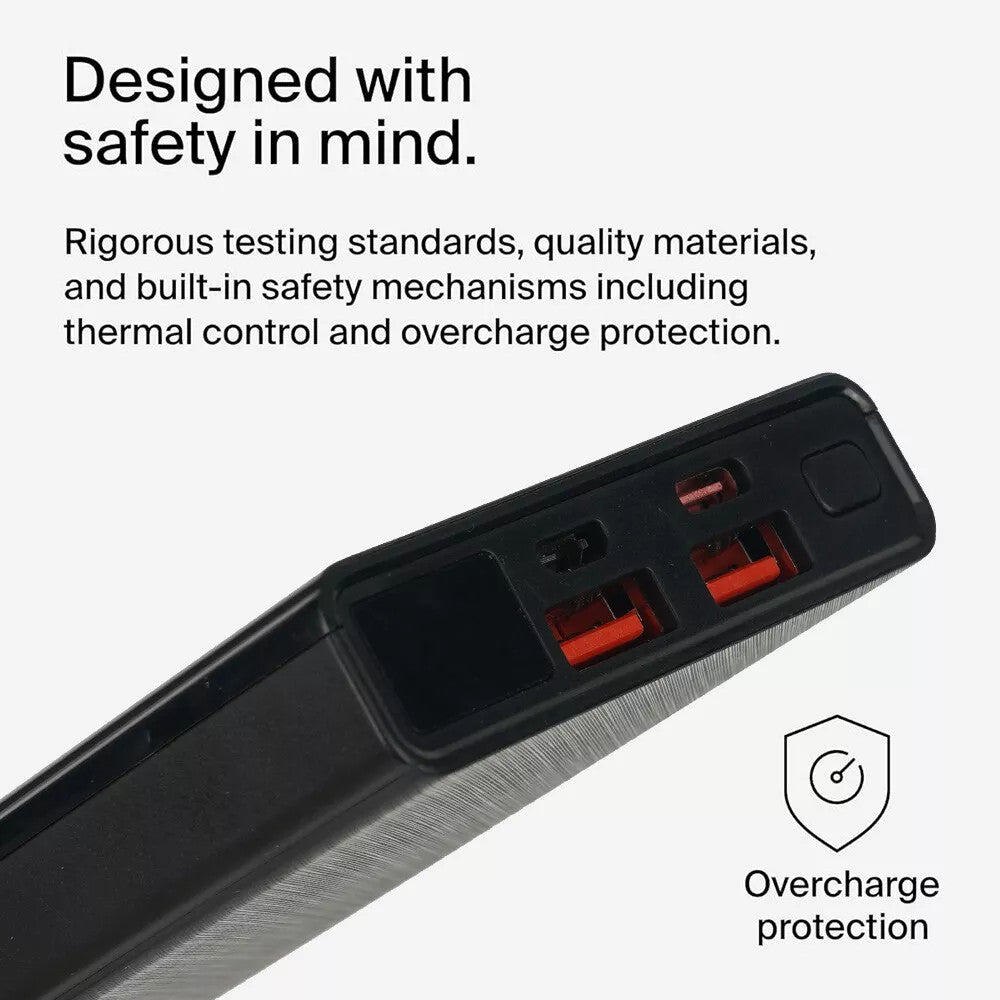 900000mah Power Bank 66W USB-C Pack Backup Battery Fast Charger For Mobile Phone
