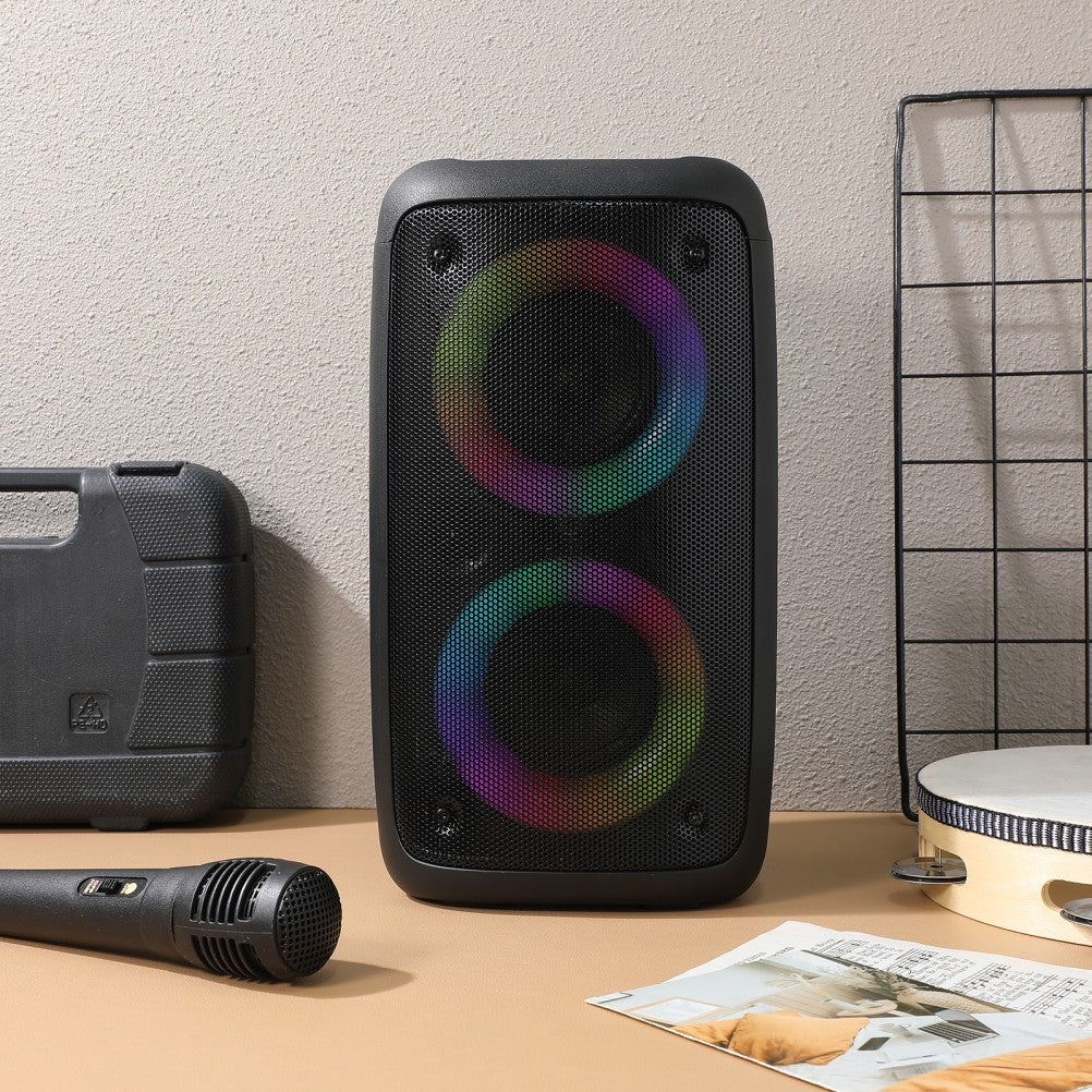 3000W Portable Bluetooth Speaker Sub woofer Heavy Bass Sound System Party & Mic