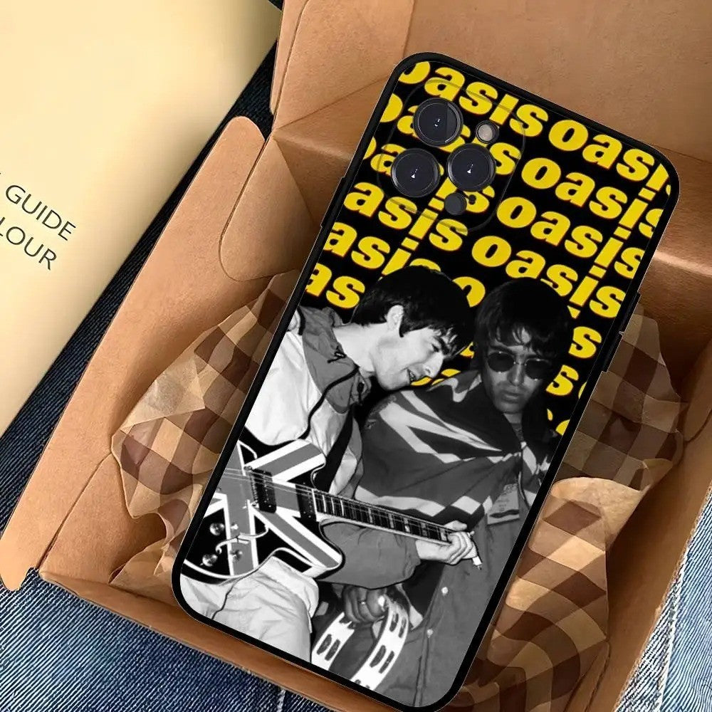Rock Band Oasis Phone Case iPhone 17 16 15 14 13 12 Air/Max/Pro/Pro Max/Plus