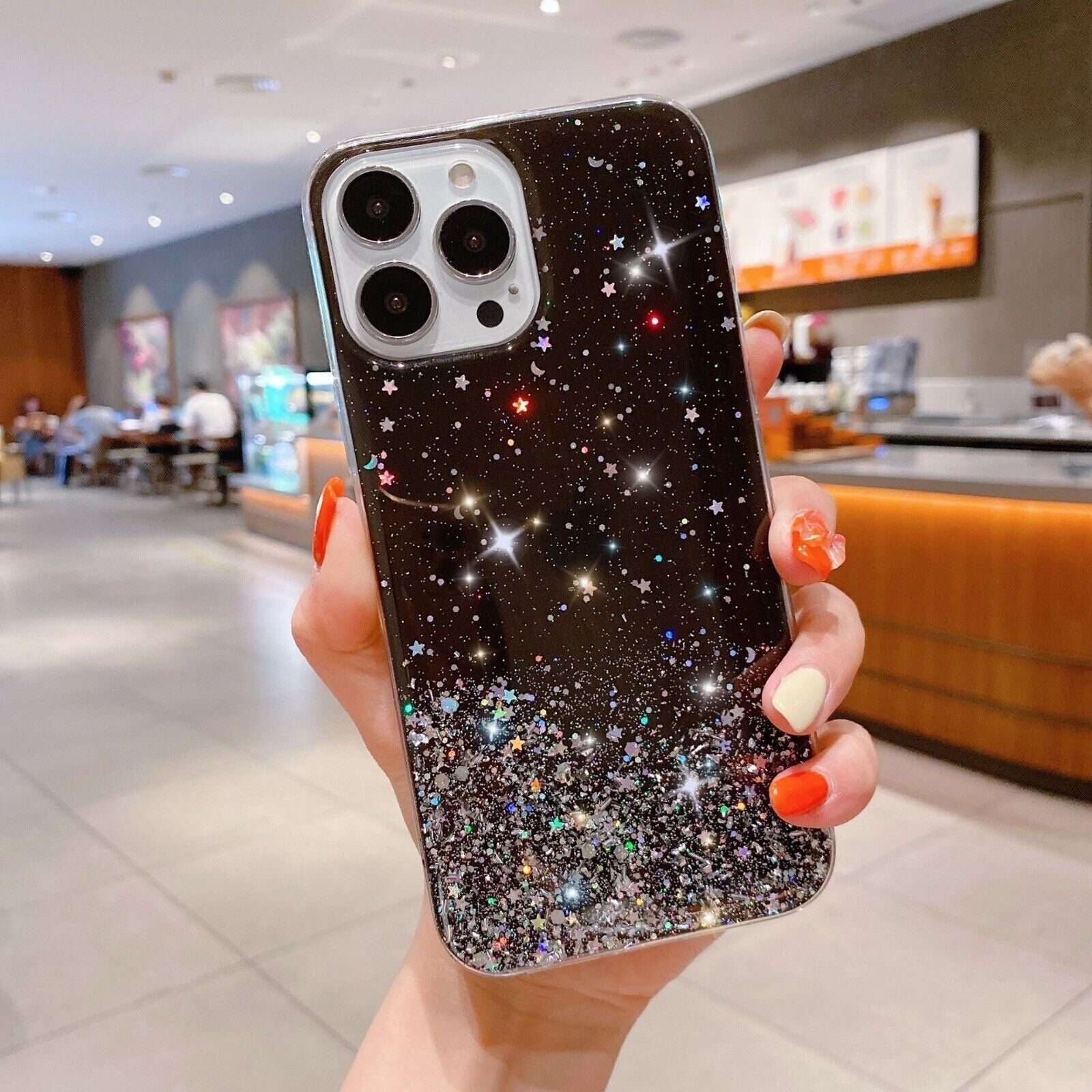 Glitter Case for iPhone 16 15 14 Pro Max 13 12 11 Plus 7 8 SE XR XS