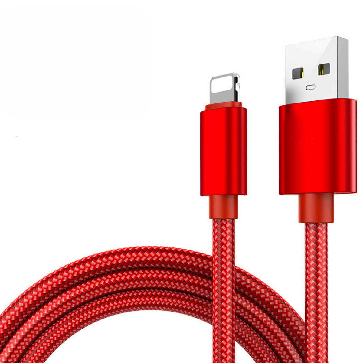 For iPhone Charger Cable Heavy Duty Braided USB Charging Lead Data Sync 1M 2M 3M