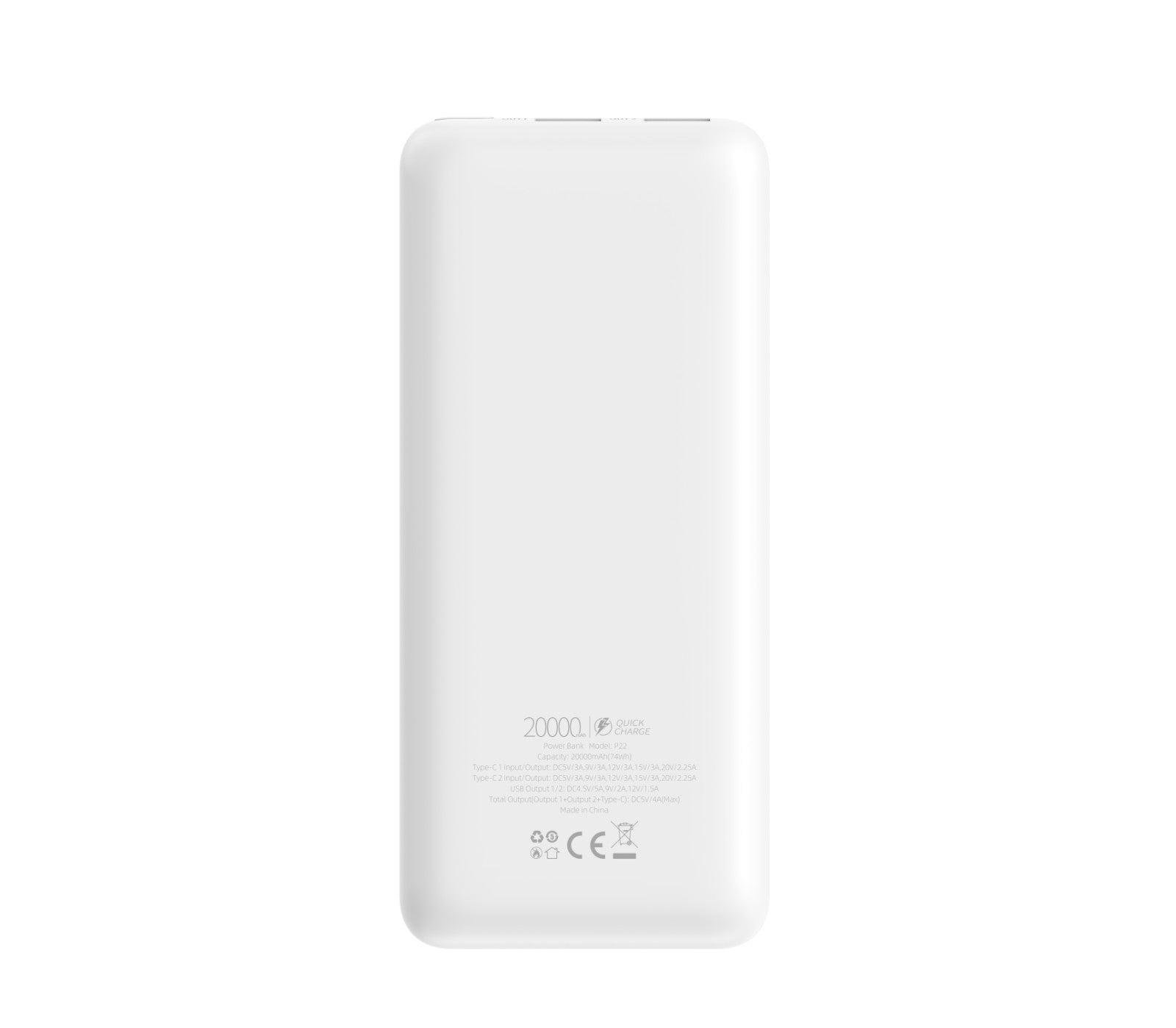 Power Bank 20000mah 45W Portable Fast Charger External Battery for Mobile Phone
