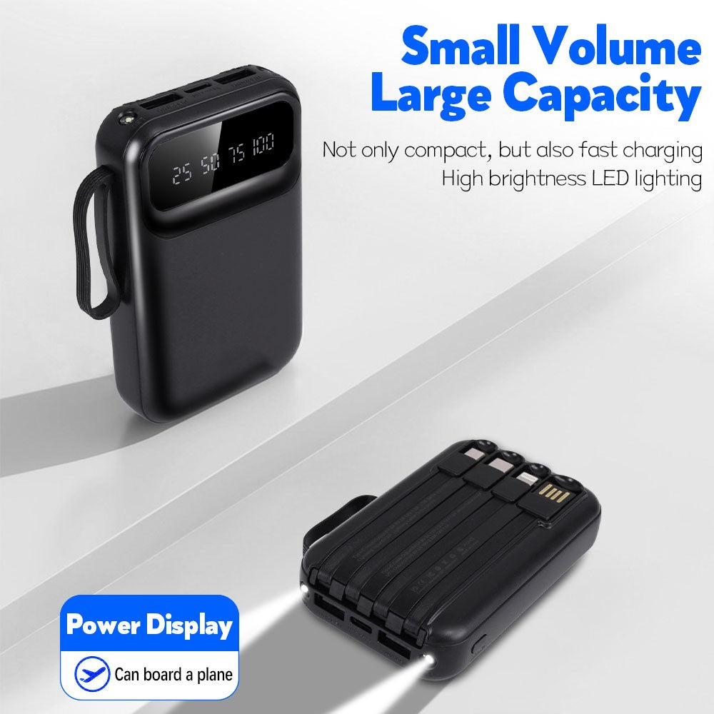Power Bank 9000000mAh Fast charger Pack USB Battery External For Mobile Phone UK