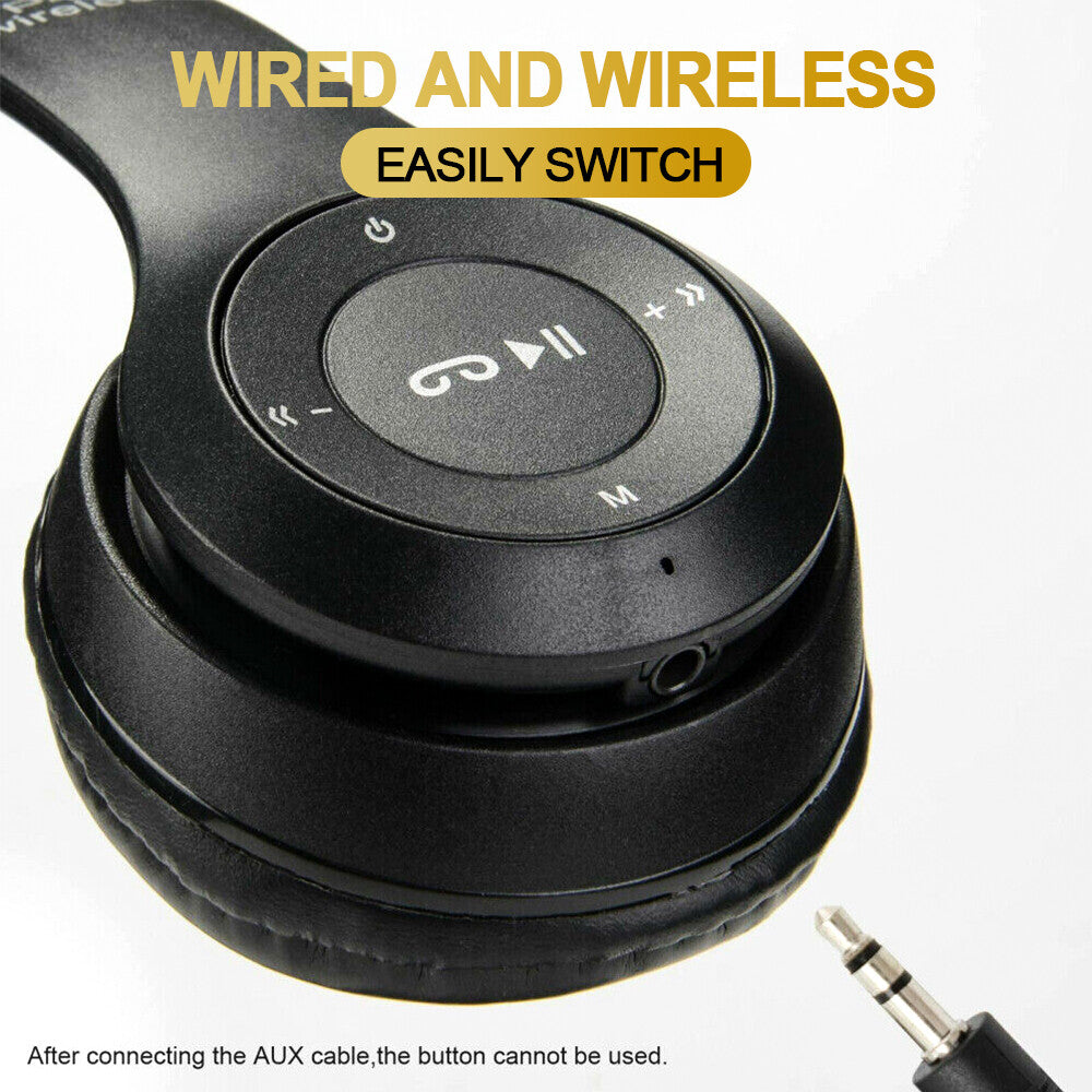 Wireless Bluetooth Headphones with Noise Cancelling