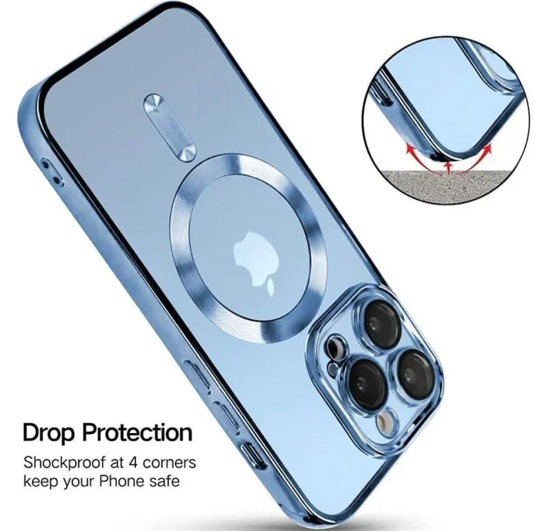 Case For iPhone 16 Pro Max 14 13 12 15 17 Pro 17E 16 Shockproof Magsafe Magnetic
