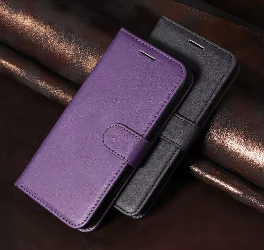 Case For iPhone 17 Pro Max 17e 15Pro 14 13 12 11Pro XR SE 16 Leather Flip Wallet