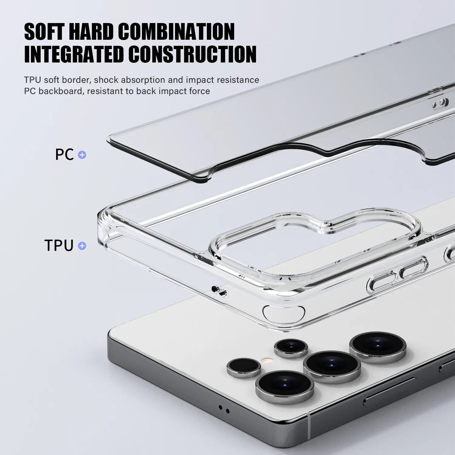Case For Samsung Galaxy S26 S25 S24 S23 S22 Ultra Clear Phone Cover
