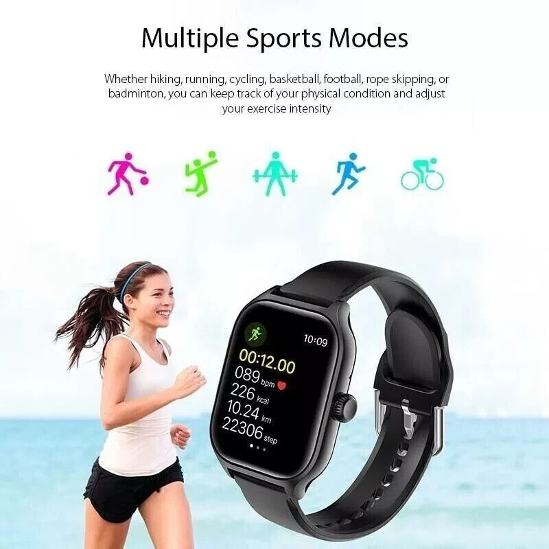 Unisex Sports Smart Watches with fitness tracker, Blood presure and heart rate