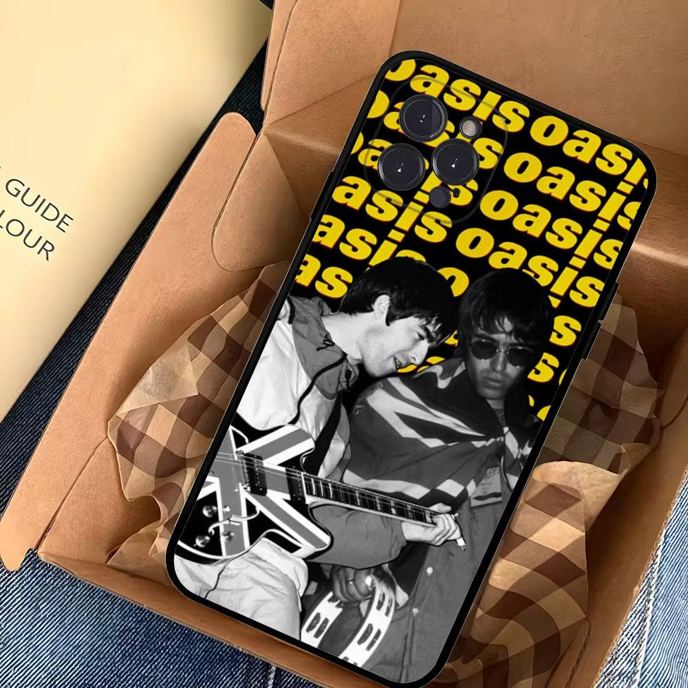 Rock Band Oasis Phone Case iPhone 17 16 15 14 13 12 Air/Max/Pro/Pro Max/Plus