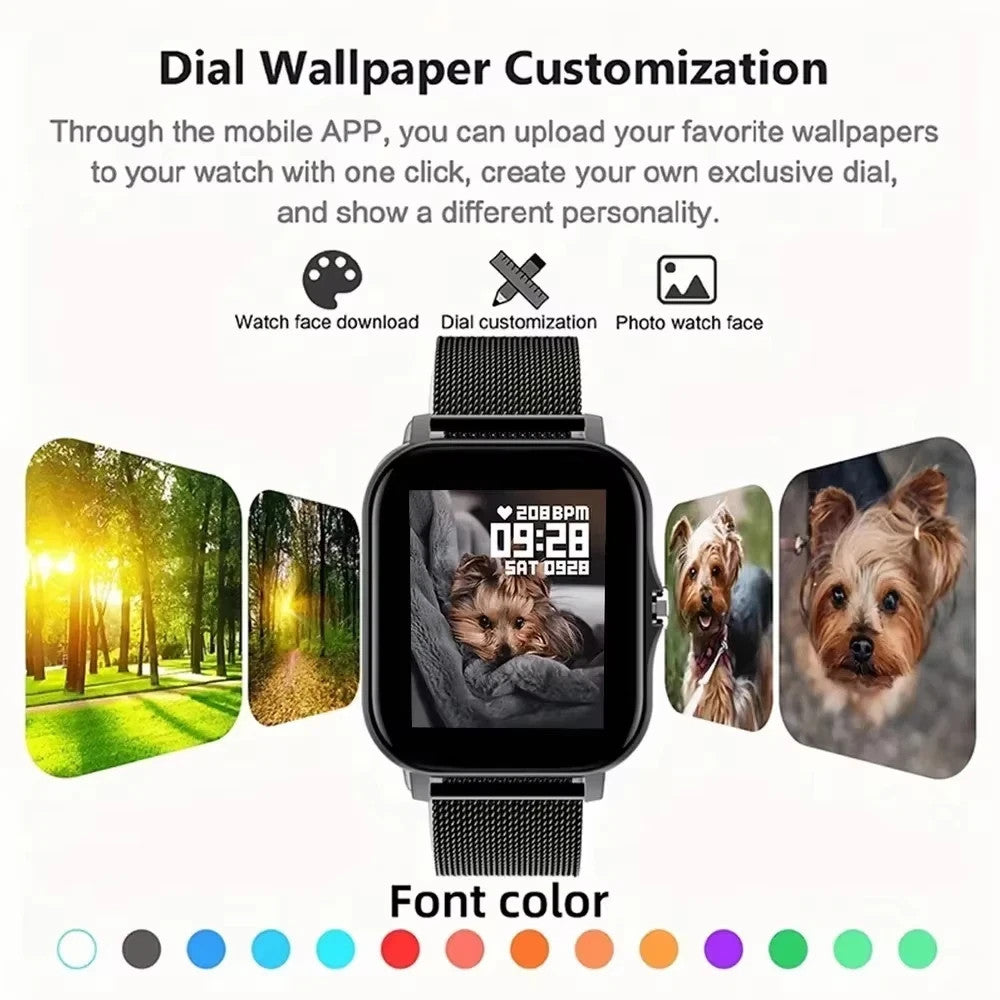 Smart Watch Men Women Fitness Tracker Blood Pressure Heart Rate Sport Watches.UK