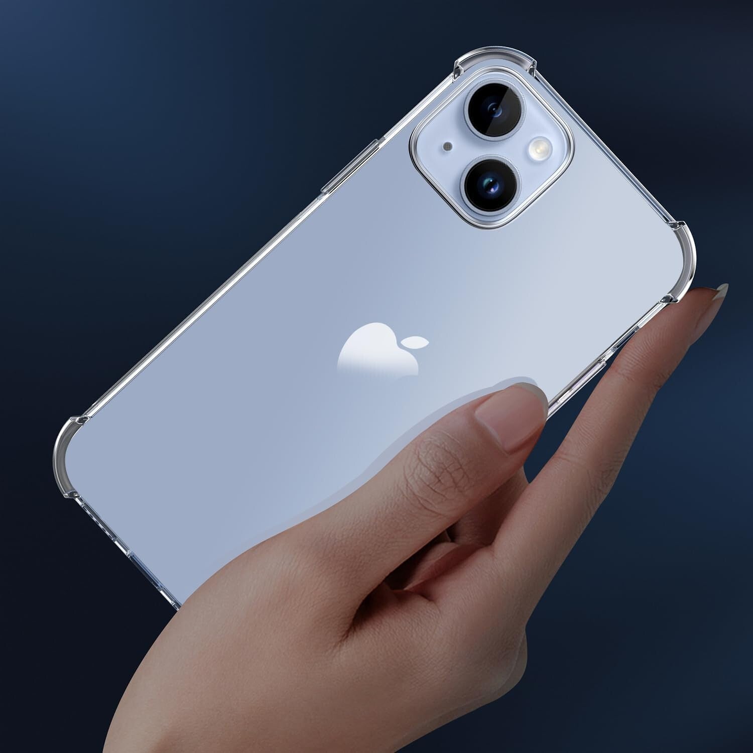 Case For iPhone 16 15 14 Pro Max Plus 13 11 12 7 8 Clear Cover Shockproof