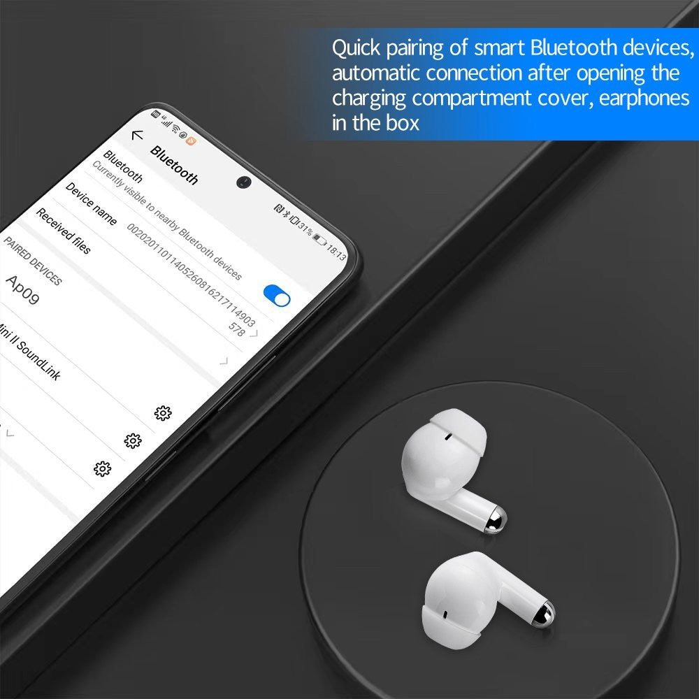 TWS Wireless Bluetooth Earphones Air In-Ear Pods Buds for iphone Samsung Android