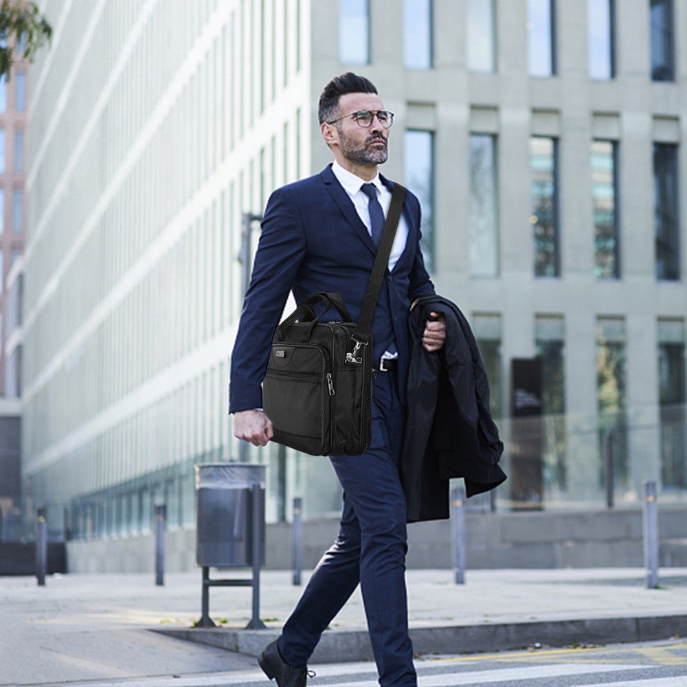 Laptop Waterproof Mens Business Briefcase Computer Shoulder Bag